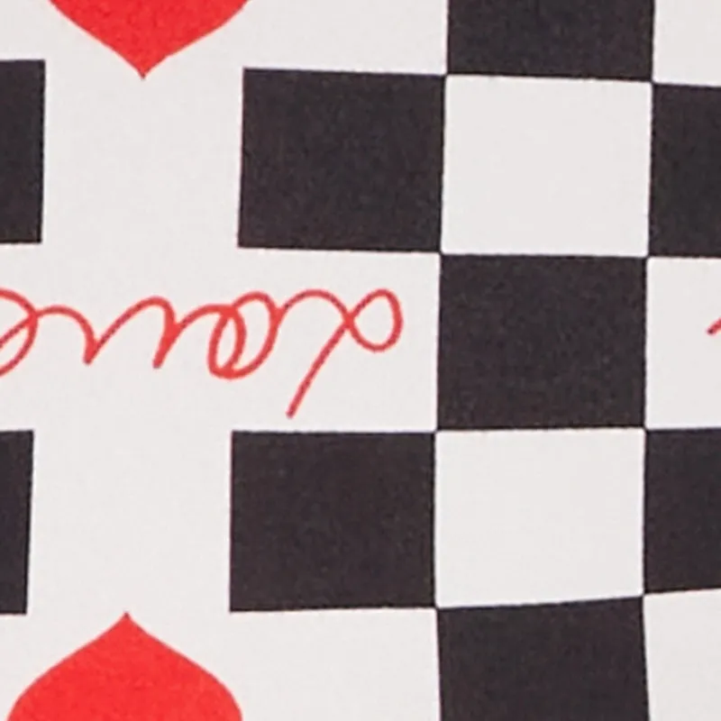 Love Checkered Print Button Front Pajama Romper sold by Rainbow product image thumbnail 3