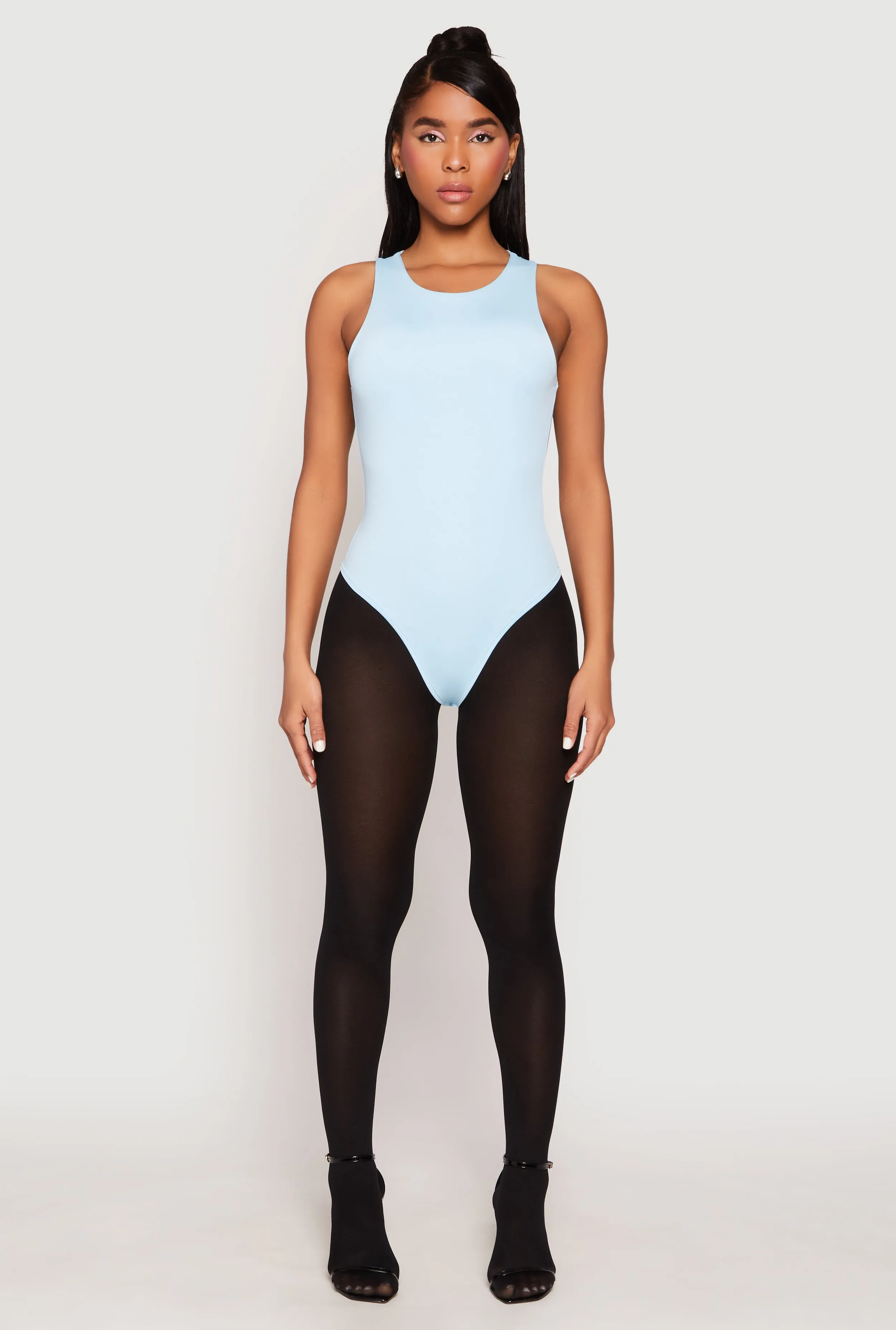 Daisy Crew Neck Thong Bodysuit sold by Rainbow