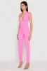 Daisy Seamless Rib Knit Plunge Catsuit sold by Rainbow