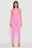 Daisy Seamless Rib Knit Plunge Catsuit sold by Rainbow