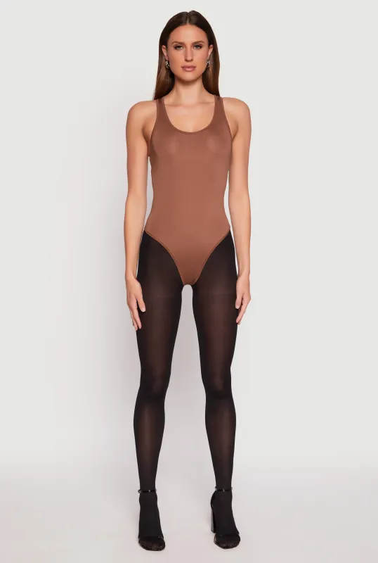 Daisy Scoop Neck Thong Bodysuit sold by Rainbow