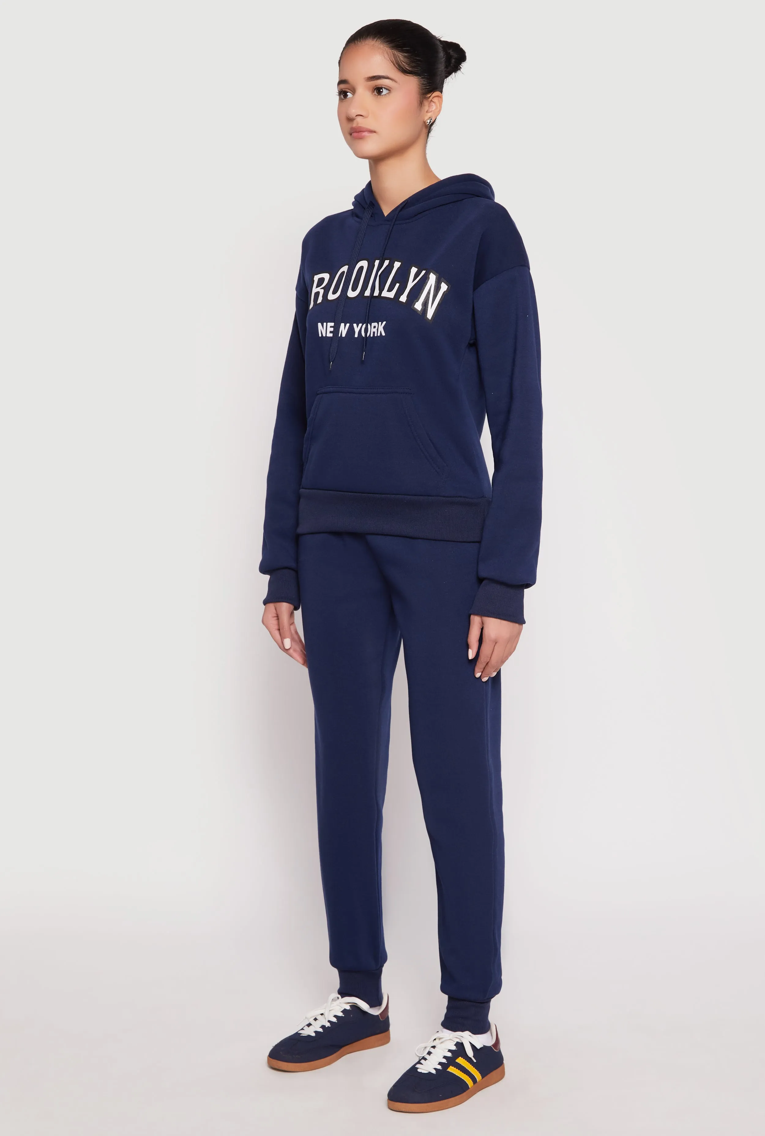 Fleece Brooklyn Pullover Hoodie sold by Rainbow product image thumbnail 3