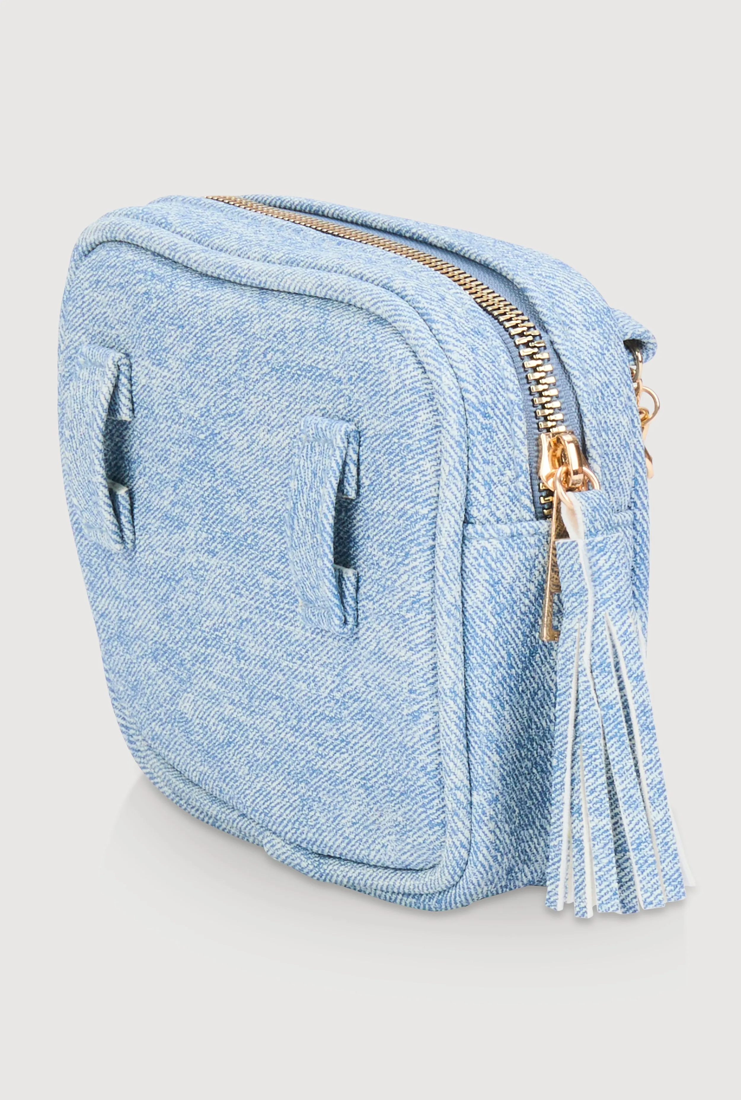 Faux Leather Quilted Layered Chain Belt Bag sold by Rainbow product image thumbnail 3