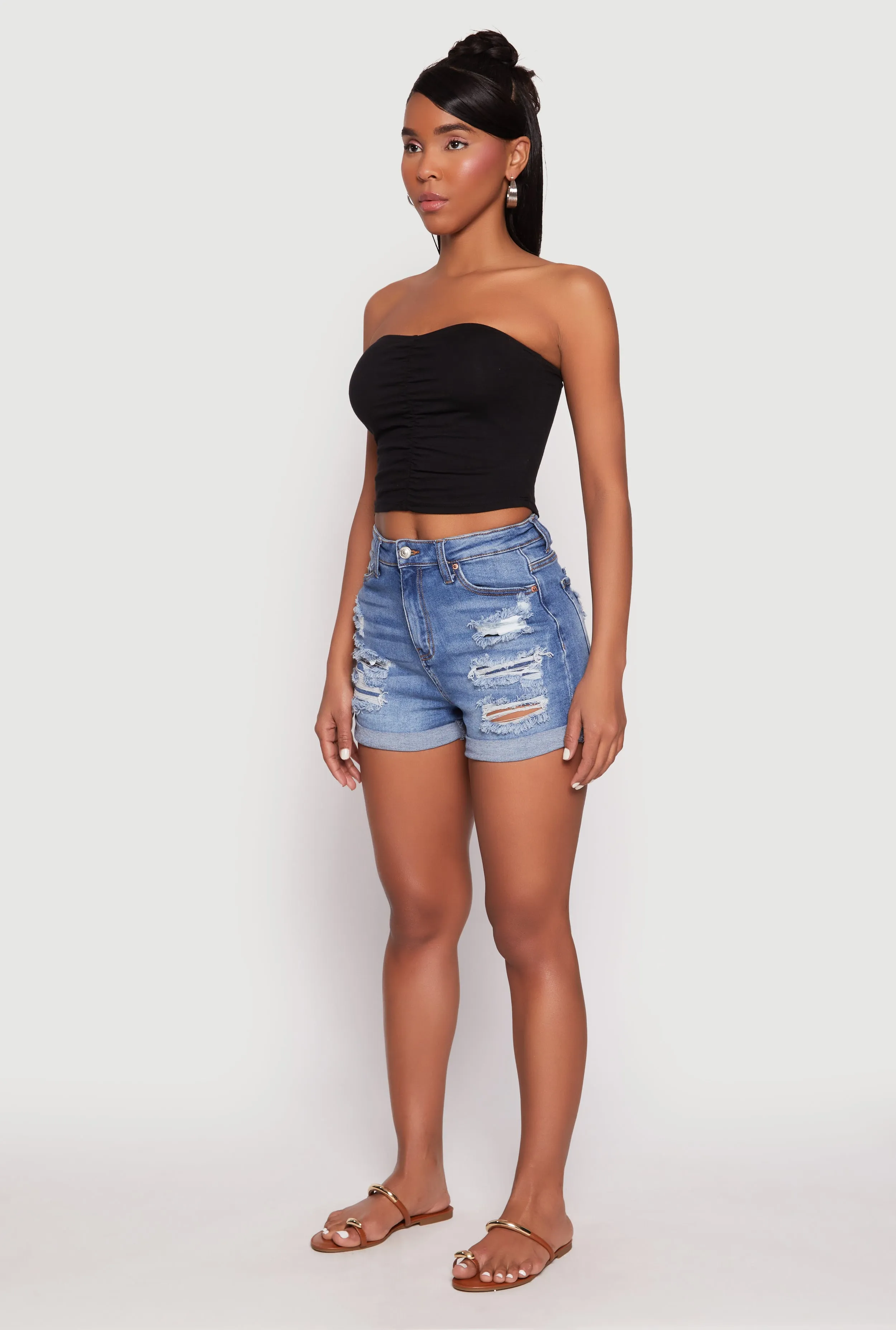 Ruched Front Tube Top sold by Rainbow product image thumbnail 3