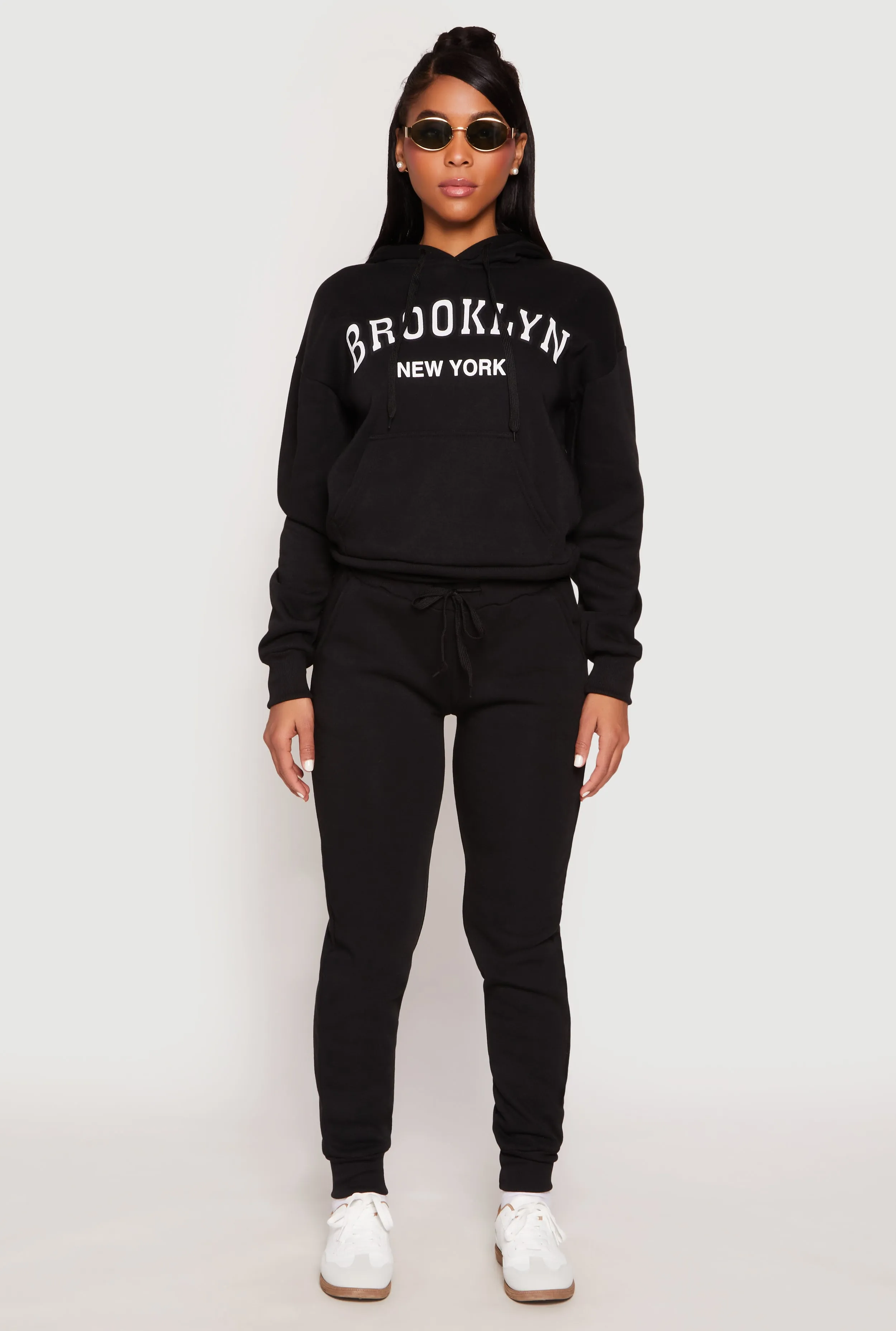 High Waisted Drawstring Joggers sold by Rainbow