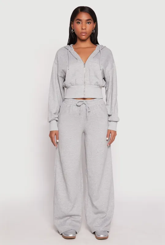 Iris Drawstring Wide Leg Sweatpants sold by Rainbow