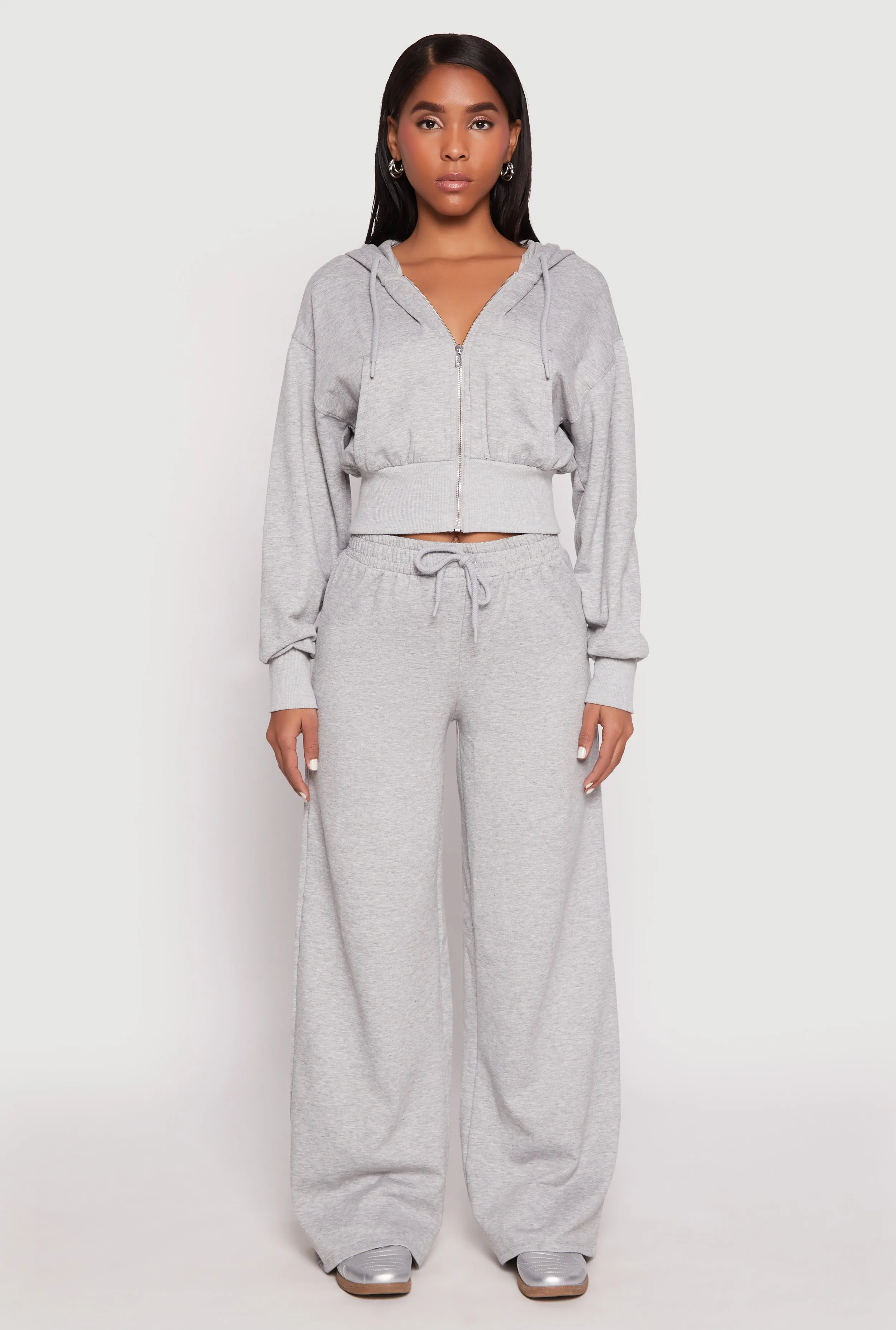 Iris Drawstring Wide Leg Sweatpants sold by Rainbow