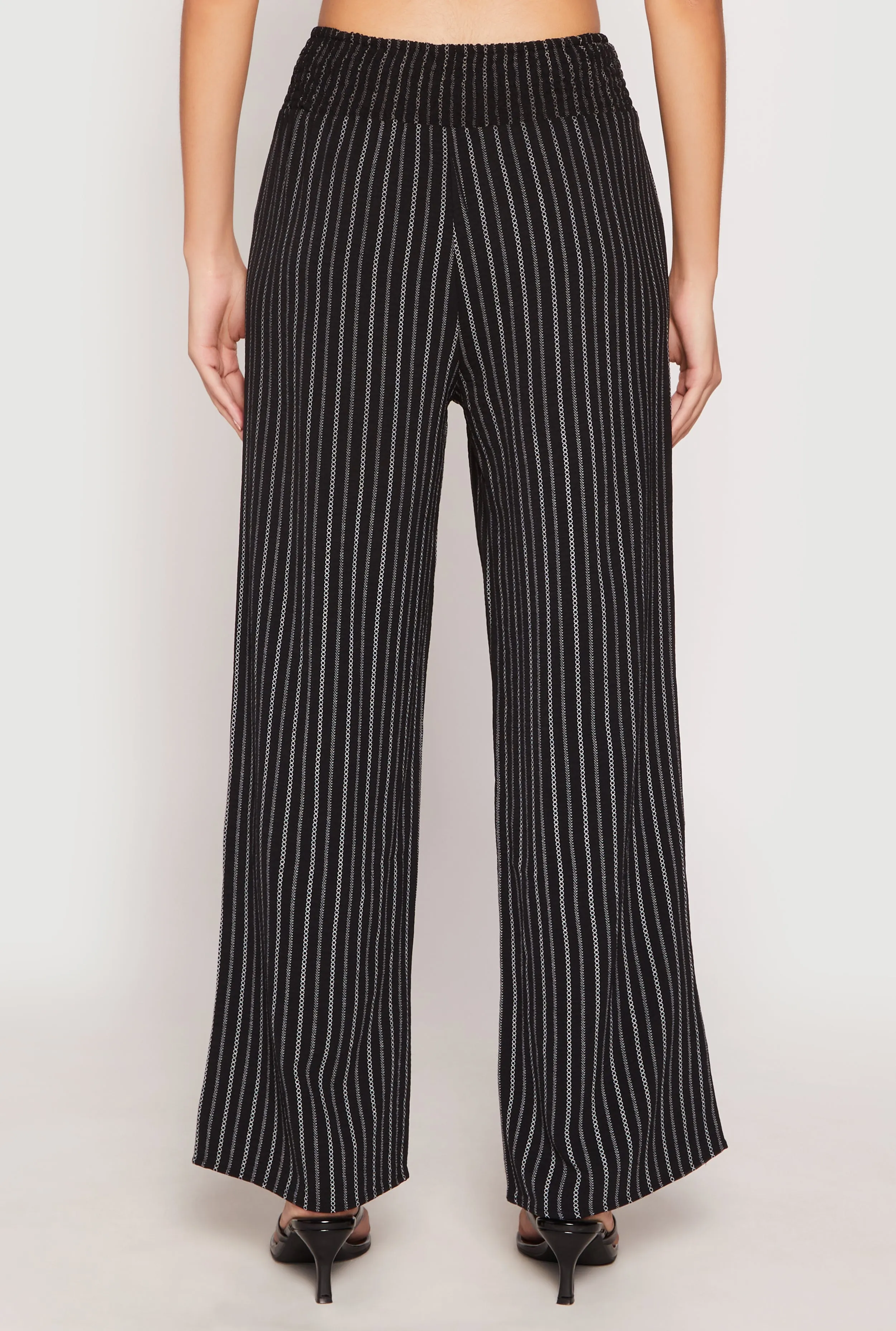 Airy Striped Wide Leg Pants sold by Rainbow product image thumbnail 5