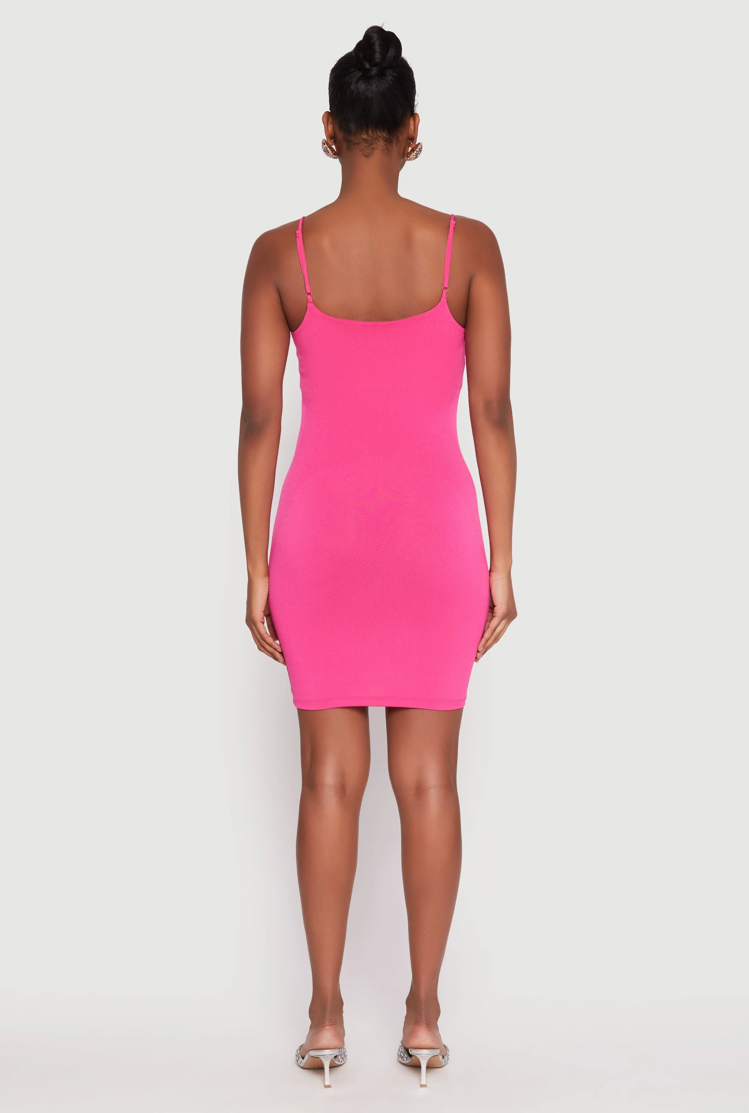 Crepe Knit Scoop Neck Cami Dress sold by Rainbow product image thumbnail 3