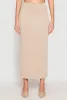 Almost Famous Ribbed Knit Maxi Skirt sold by Rainbow