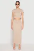 Almost Famous Ribbed Knit Maxi Skirt sold by Rainbow
