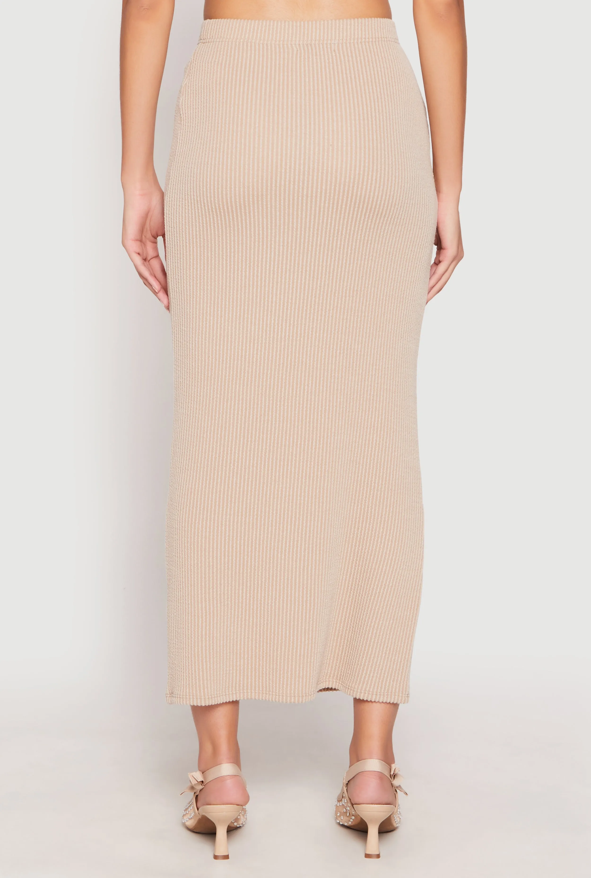 Almost Famous Ribbed Knit Maxi Skirt sold by Rainbow product image thumbnail 3