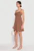 Tie Front Keyhole Cami Dress sold by Rainbow