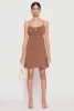 Tie Front Keyhole Cami Dress sold by Rainbow