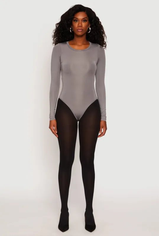 Daisy Long Sleeve Crew Neck Bodysuit sold by Rainbow
