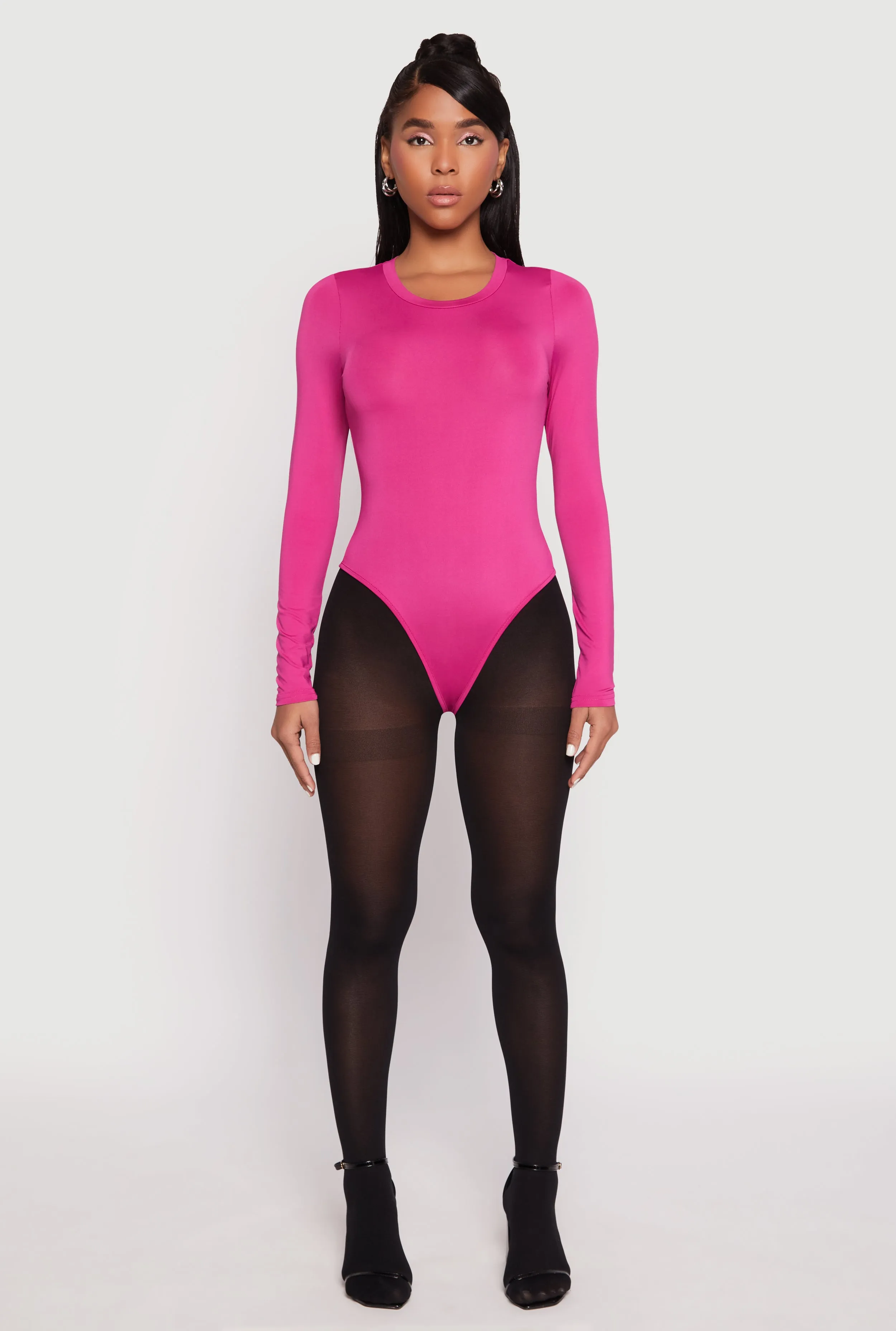 Daisy Long Sleeve Crew Neck Bodysuit sold by Rainbow