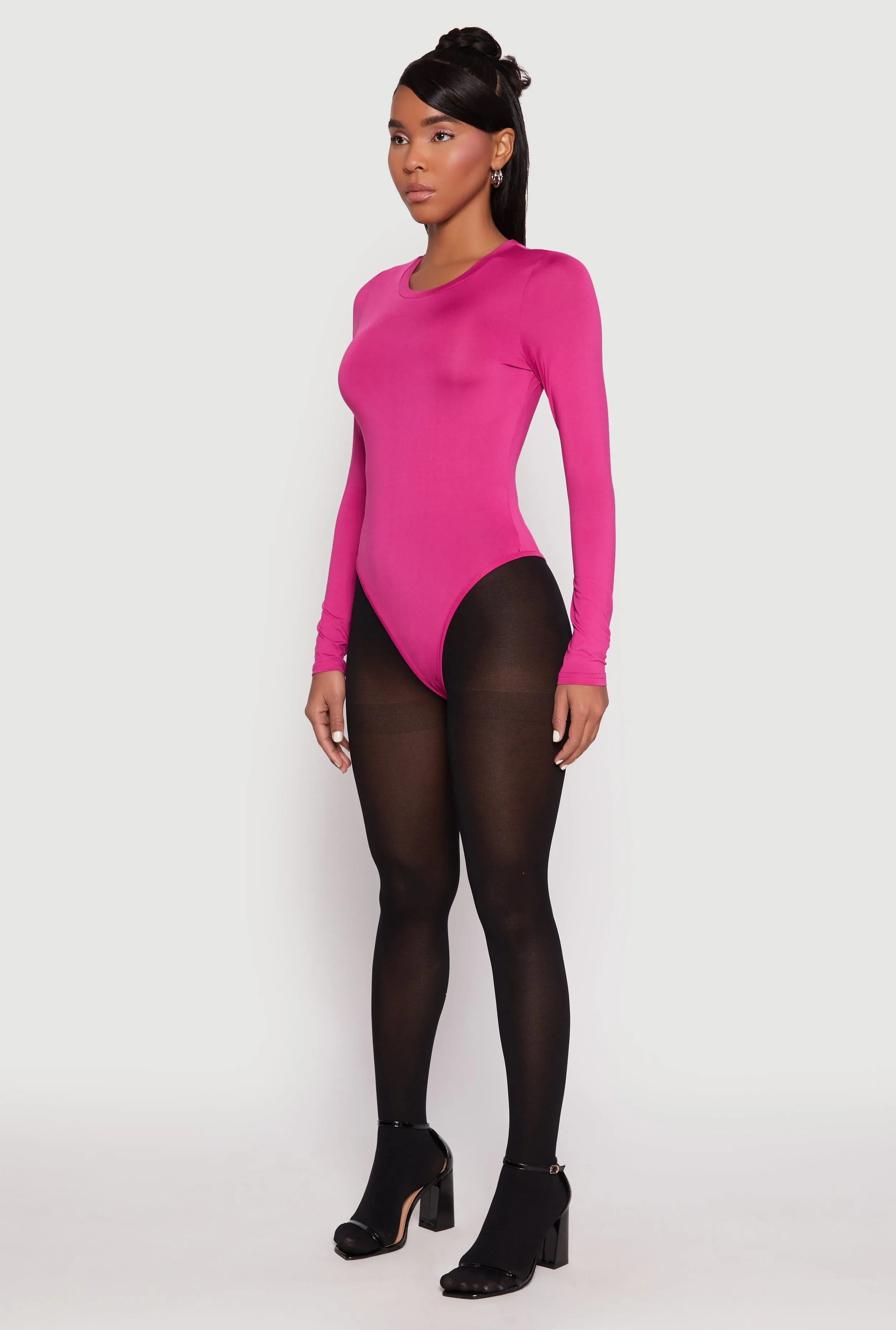 Daisy Long Sleeve Crew Neck Bodysuit sold by Rainbow product image thumbnail 3