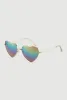 Heart Lens Aviator Sunglasses sold by Rainbow