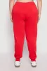 Plus Size Fleece High Waisted Drawstring Joggers sold by Rainbow