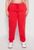 Plus Size Fleece High Waisted Drawstring Joggers sold by Rainbow