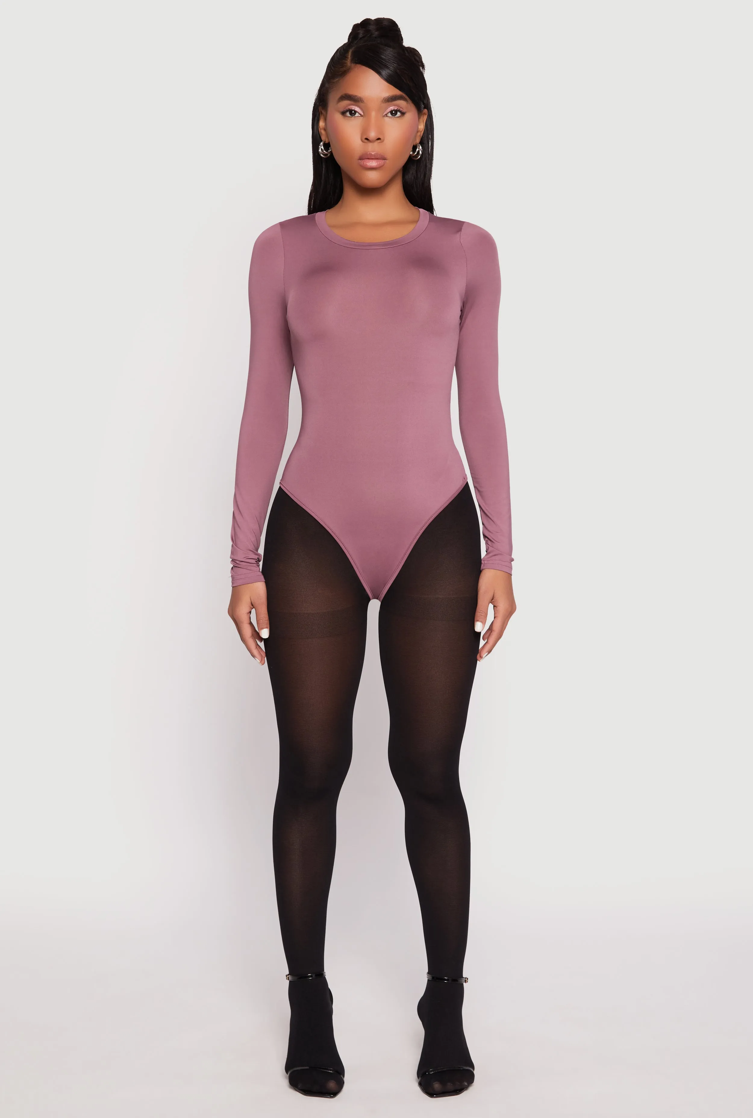 Daisy Long Sleeve Crew Neck Bodysuit sold by Rainbow