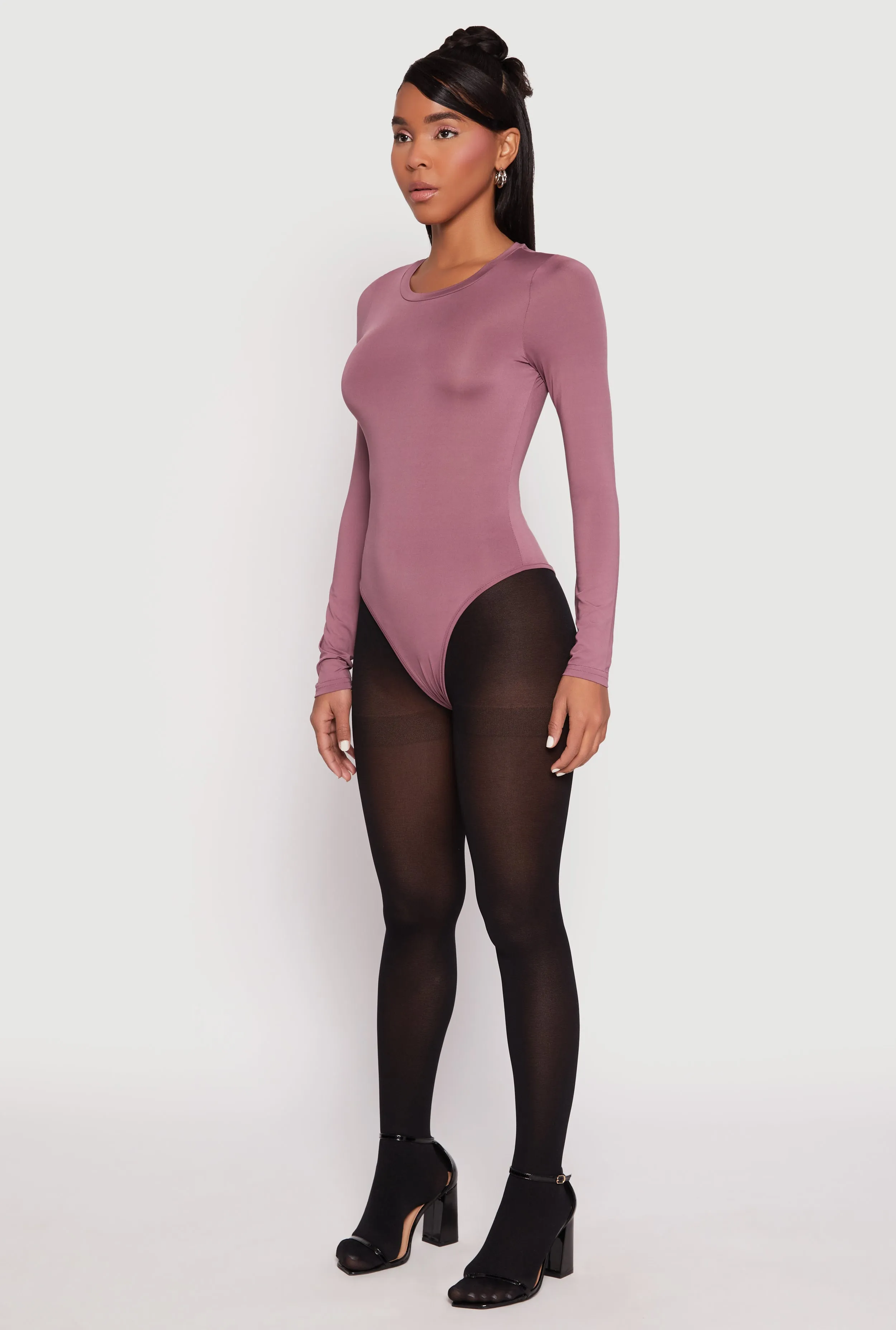Daisy Long Sleeve Crew Neck Bodysuit sold by Rainbow product image thumbnail 3