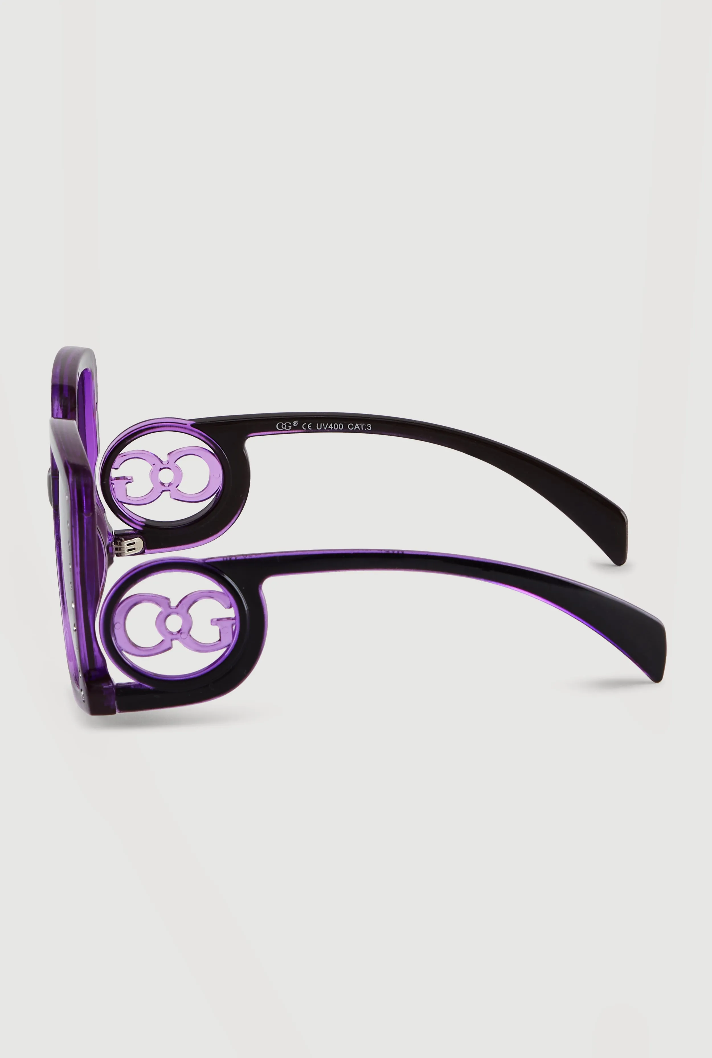 Oversized Rhinestone Detail Ombre Sunglasses sold by Rainbow product image thumbnail 5