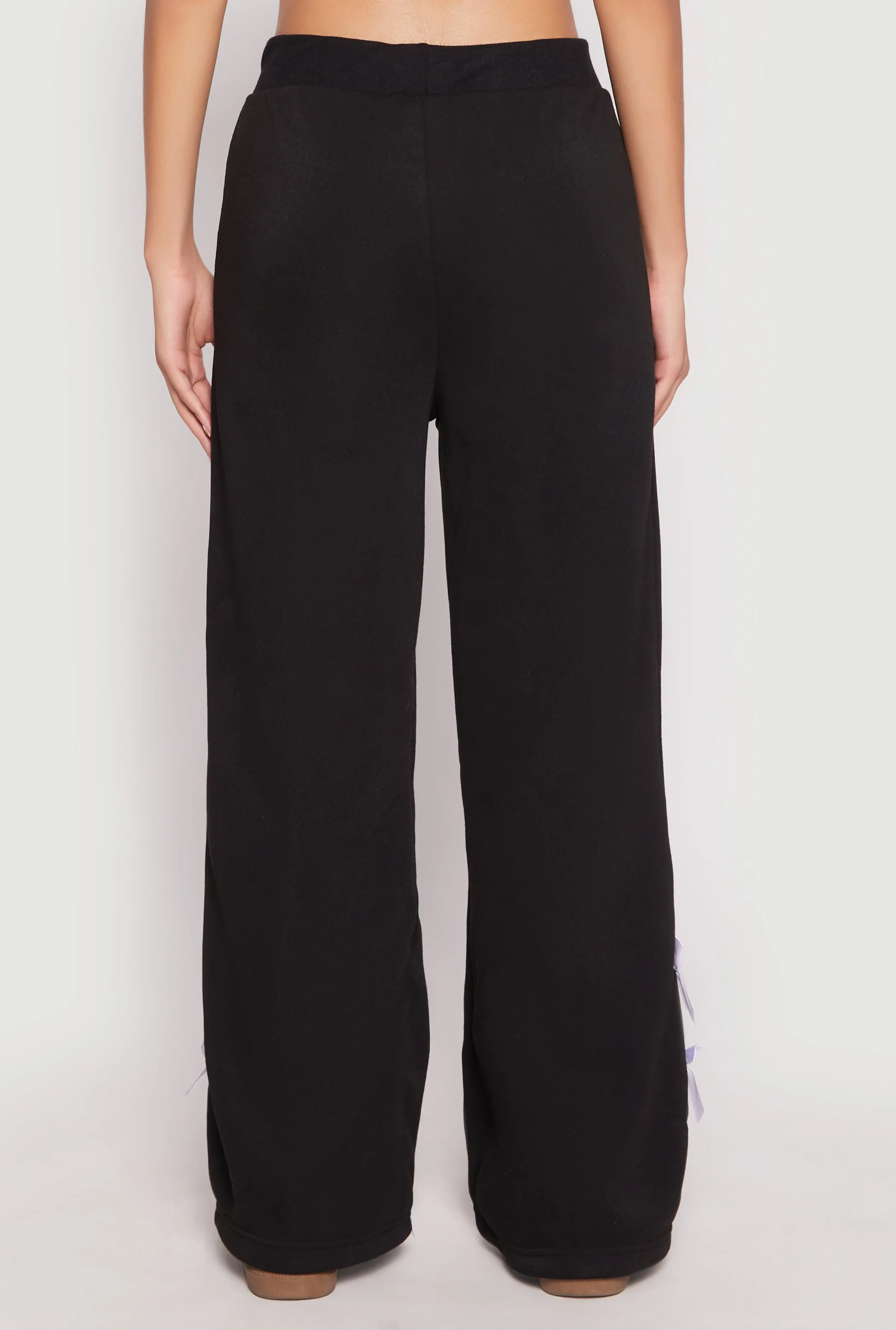 Bow Detail Wide Leg Sweatpants sold by Rainbow product image thumbnail 3
