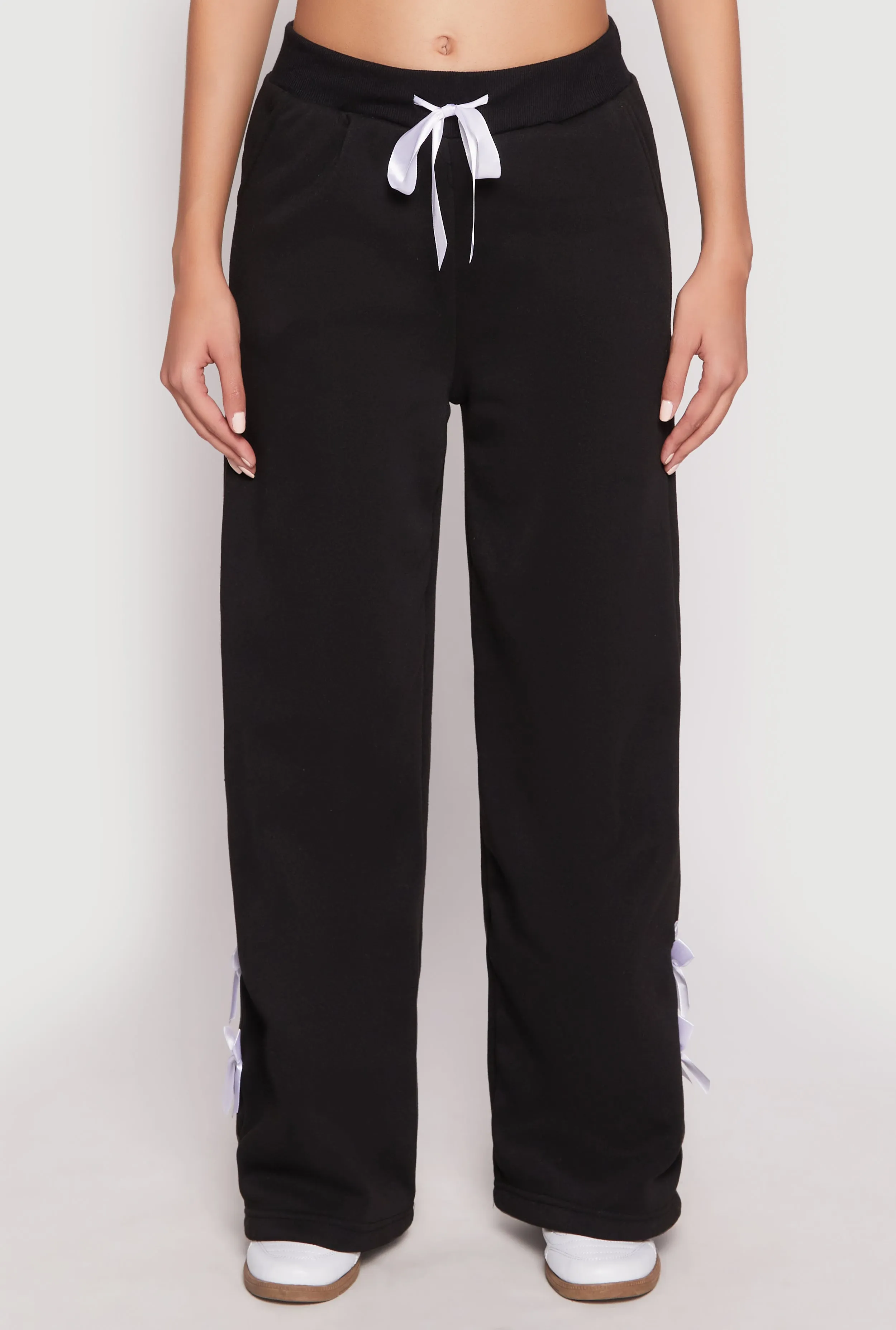Bow Detail Wide Leg Sweatpants sold by Rainbow product image thumbnail 2