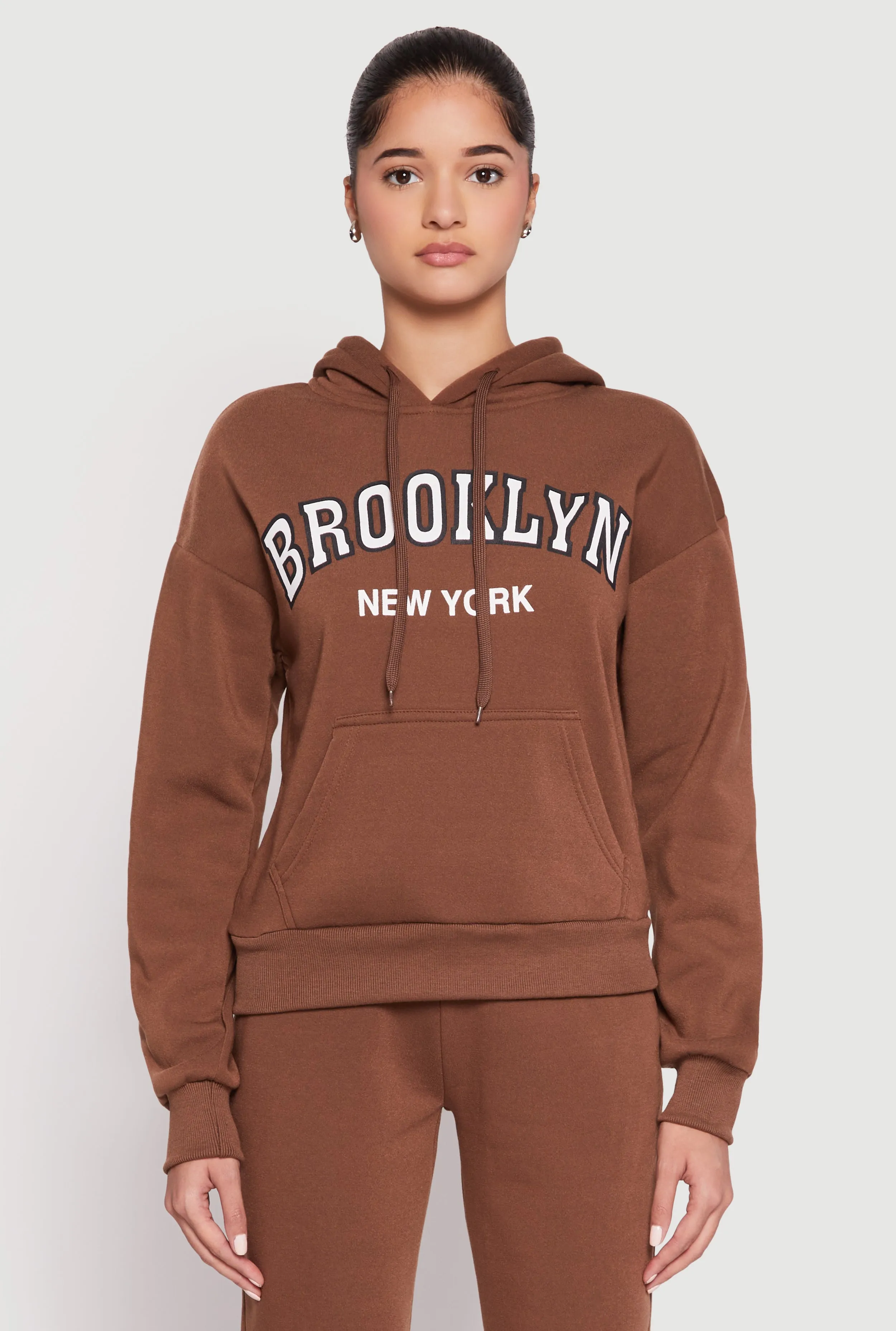 Fleece Brooklyn Pullover Hoodie sold by Rainbow product image thumbnail 2
