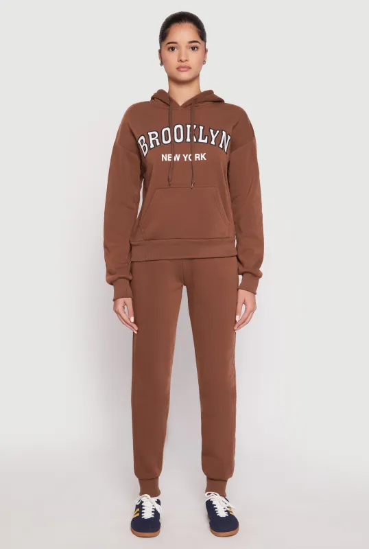 Fleece Brooklyn Pullover Hoodie sold by Rainbow