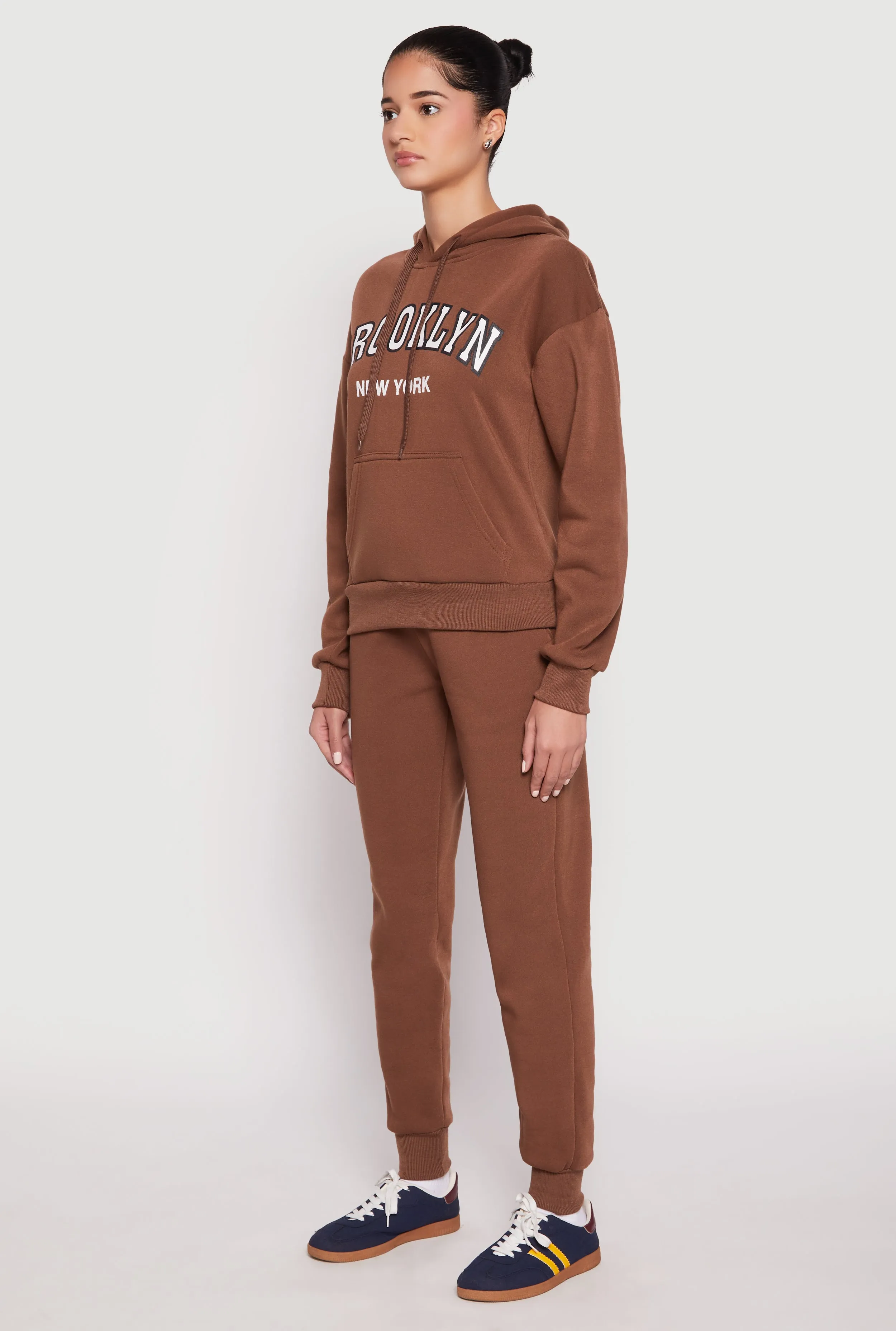 Fleece Brooklyn Pullover Hoodie sold by Rainbow product image thumbnail 3