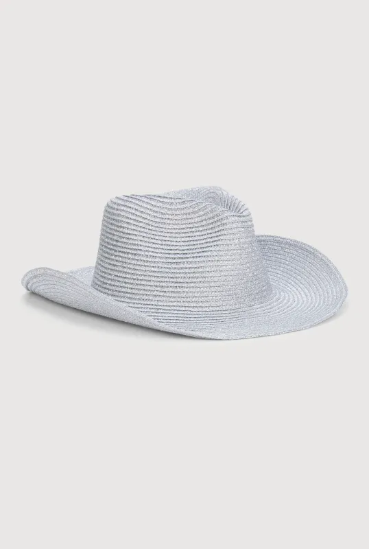 Lurex Pinch Front Cowboy Hat sold by Rainbow