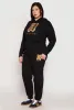 Plus Size Lover Bear Hooded Sweatshirt sold by Rainbow