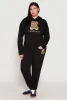 Plus Size Lover Bear Hooded Sweatshirt sold by Rainbow