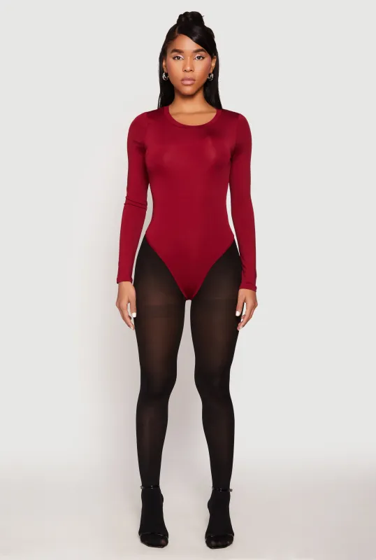 Daisy Long Sleeve Crew Neck Bodysuit sold by Rainbow