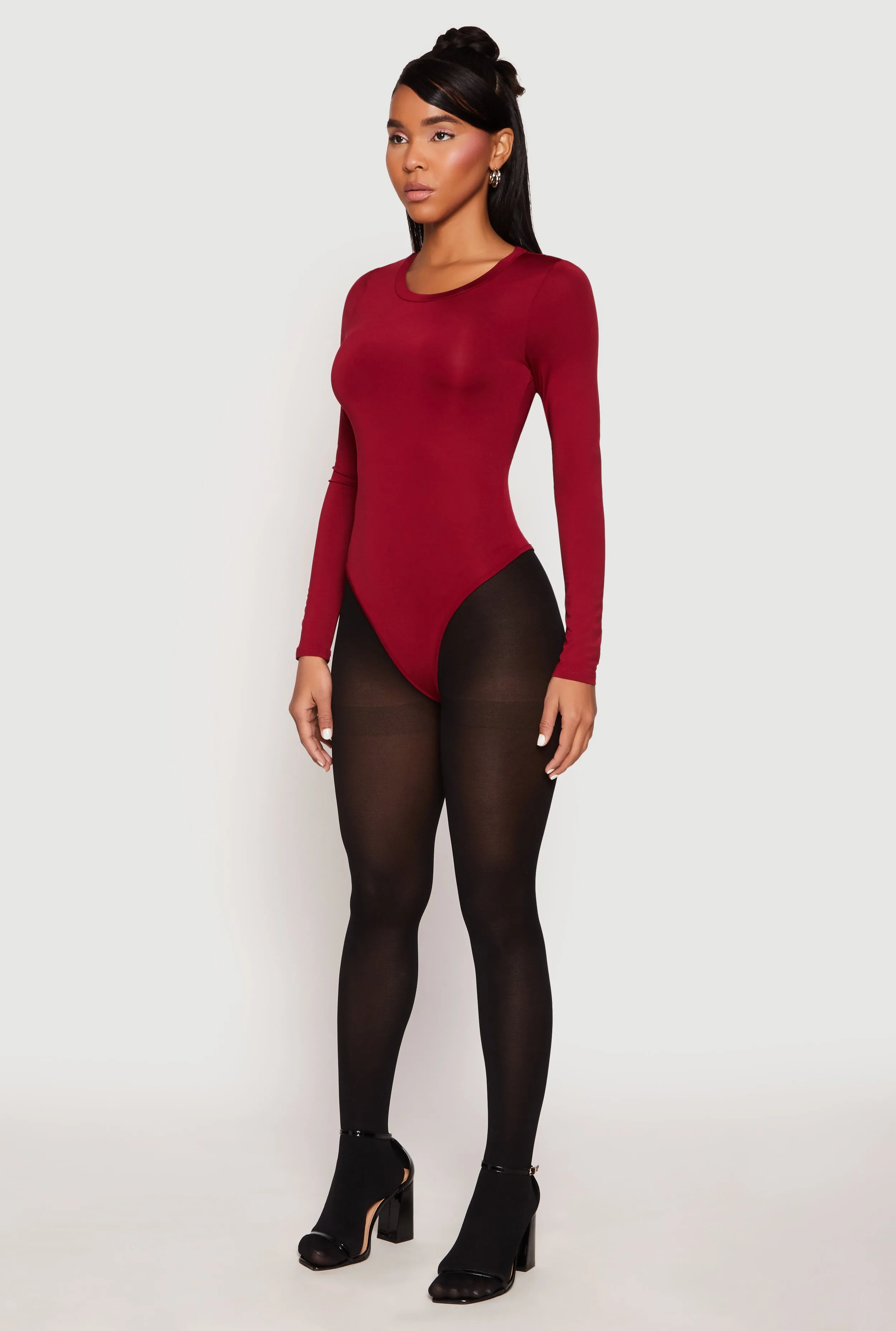 Daisy Long Sleeve Crew Neck Bodysuit sold by Rainbow product image thumbnail 3