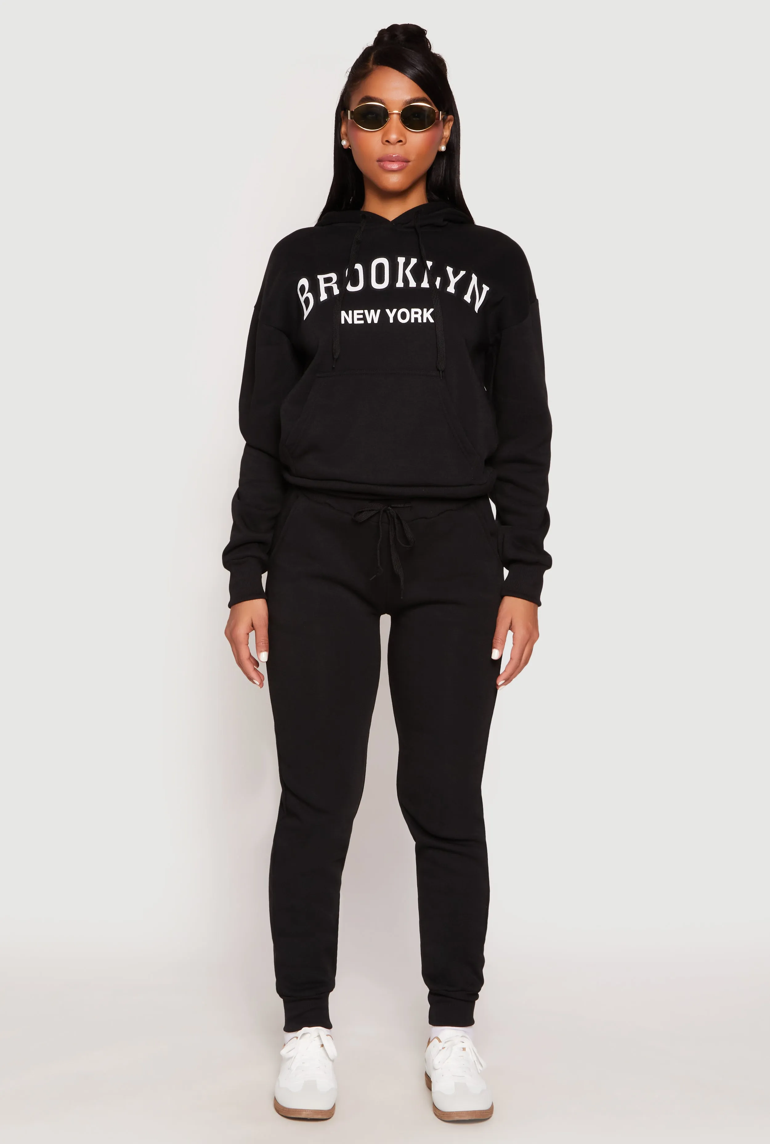 Fleece Brooklyn Pullover Hoodie sold by Rainbow product image thumbnail 2