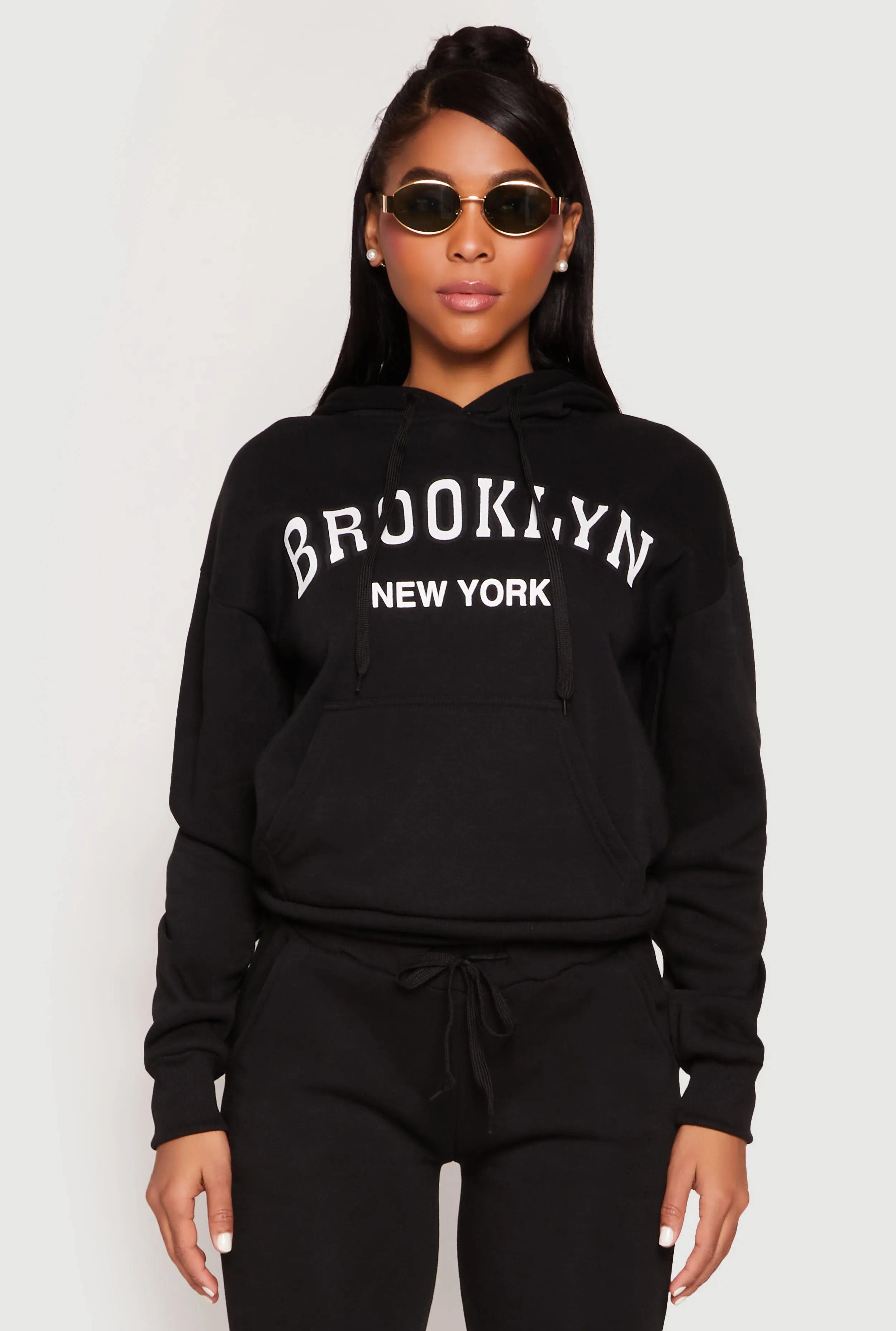 Fleece Brooklyn Pullover Hoodie sold by Rainbow