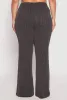 Plus Size Ribbed Knit High Waist Flare Pants sold by Rainbow