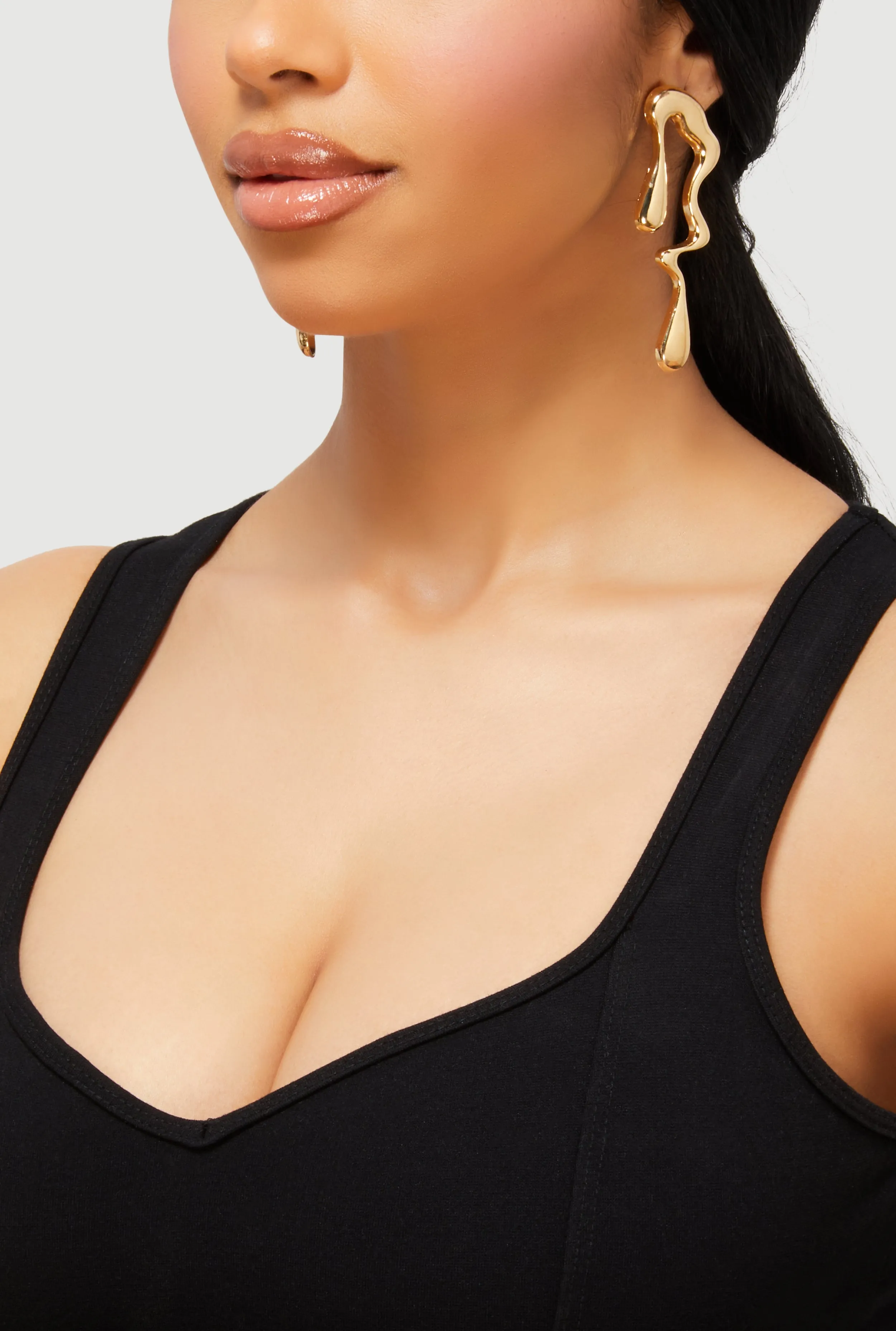 Metallic Drip Drop Earrings sold by Rainbow product image thumbnail 2