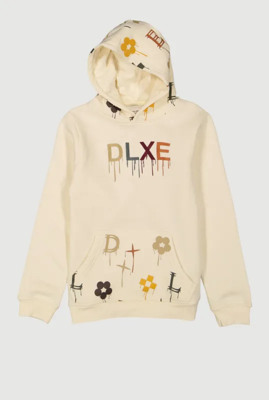 Boys DLXE Drip Hooded Sweatshirt sold by Rainbow