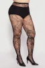 Plus Size Patterned High Waisted Tights sold by Rainbow