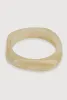 Plus Size Marbled Square Resin Bangle sold by Rainbow