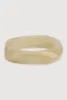 Plus Size Marbled Square Resin Bangle sold by Rainbow