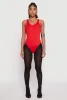 Daisy Scoop Neck Thong Bodysuit sold by Rainbow