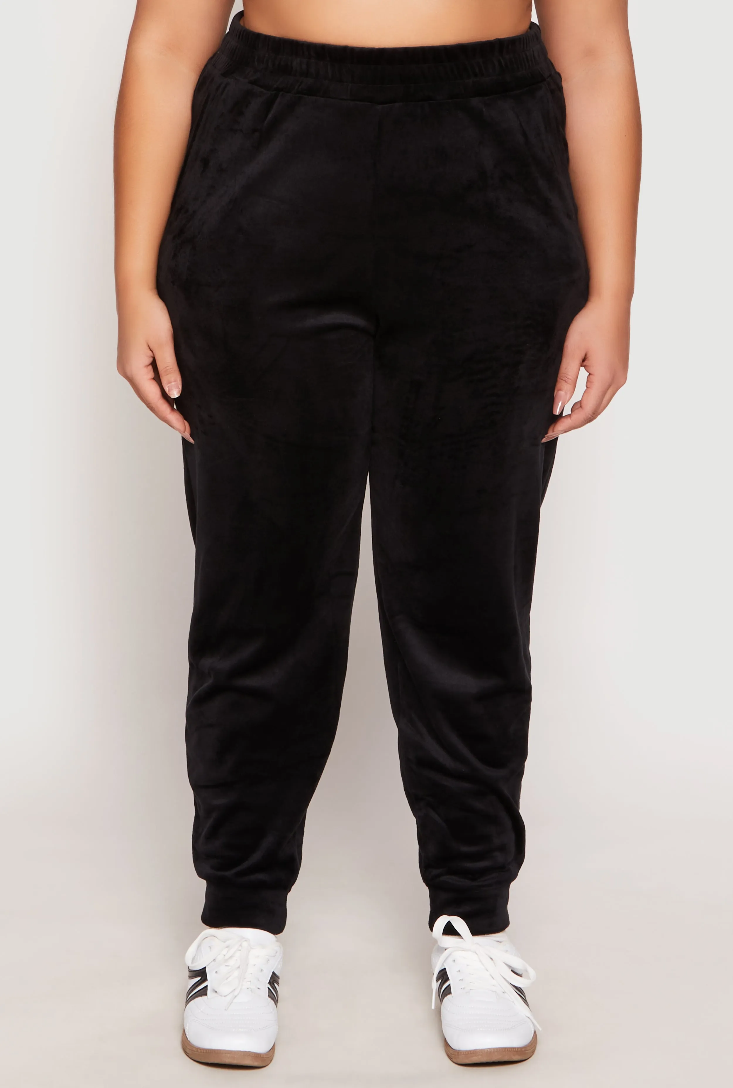 Plus Size Iris Velour Joggers sold by Rainbow product image thumbnail 2