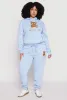 Plus Size Lover Bear Hooded Sweatshirt sold by Rainbow