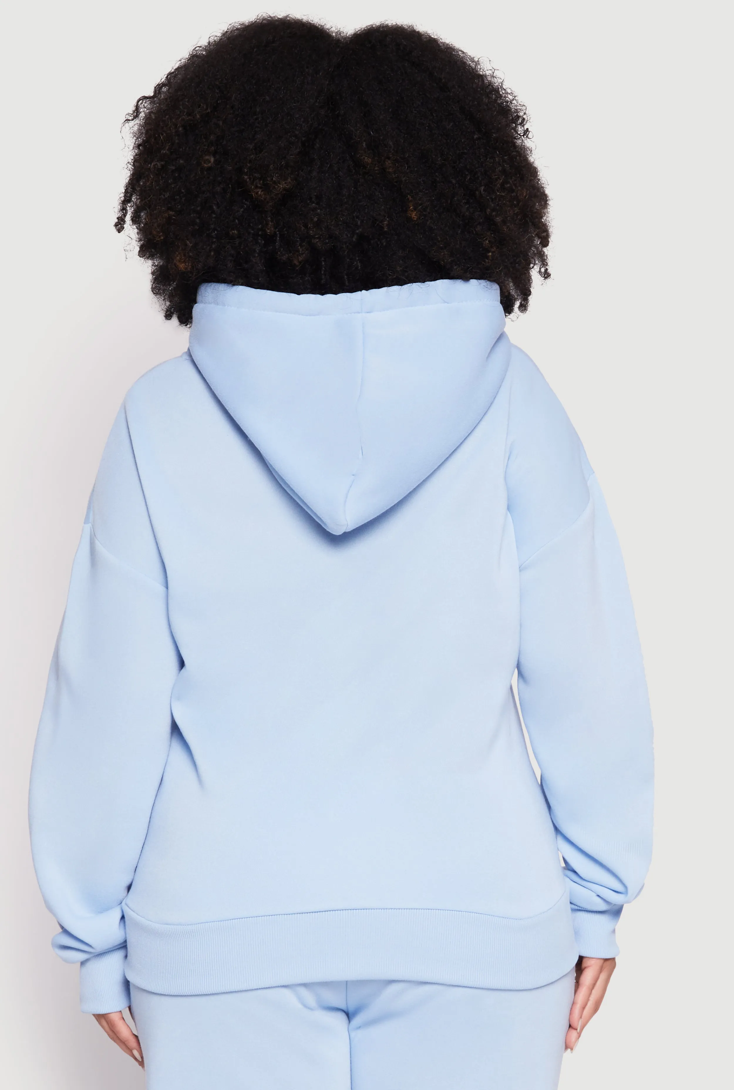 Plus Size Lover Bear Hooded Sweatshirt sold by Rainbow product image thumbnail 5