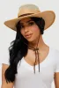 Mesh Detail Woven Cowboy Hat sold by Rainbow